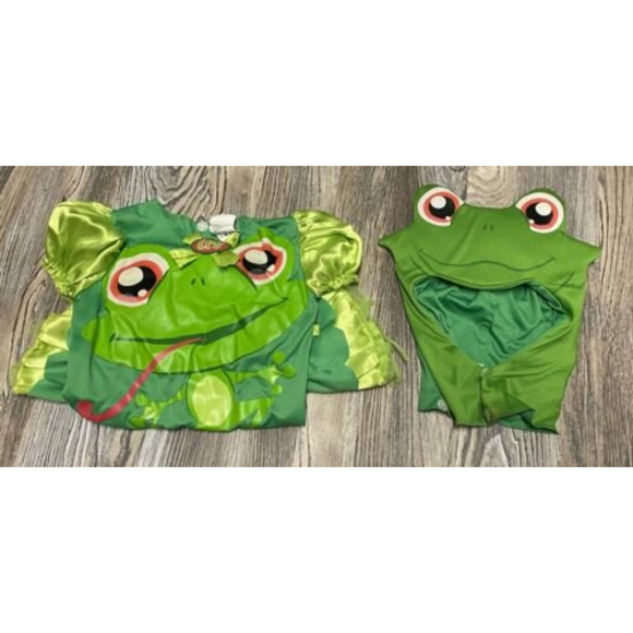 Hasbro Littlest Pet Shop Frog Costume Small 4-6X Halloween Party Dress Green LPS - Picture 2 of 9